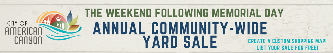 American Canyon Citywide Yard Sale